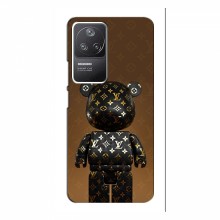 Чехлы для Xiaomi POCO F4 (5G) - Bearbrick Louis Vuitton (PREMIUMPrint) Bearbrick - купить на Floy.com.ua