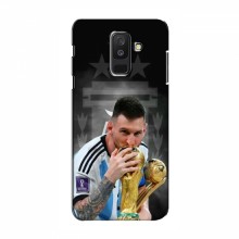 Чехлы для Samsung A6 Plus 2018, A6 Plus 2018, A605 (Leo Messi чемпион) AlphaPrint Месси Чемпион - купить на Floy.com.ua