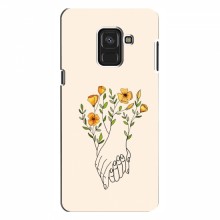 Чехлы для любимой на Samsung A8, A8 2018, A530F (VPrint) Руки любви - купить на Floy.com.ua