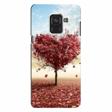 Чехлы для любимой на Samsung A8, A8 2018, A530F (VPrint) Дерево в виде сердца - купить на Floy.com.ua
