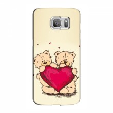 Чехлы для любимой на Samsung S7 Еdge, G935 (VPrint) Медвежонки - купить на Floy.com.ua