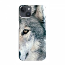 Чехлы с картинками животных iPhone 15 Волк - купить на Floy.com.ua