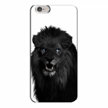 Чехлы с картинками животных iPhone 6 Plus / 6s Plus Черный ЛЕВ - купить на Floy.com.ua