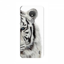 Чехлы с картинками животных Nokia C21 Белый Тигр - купить на Floy.com.ua