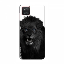 Чехлы с картинками животных Samsung Galaxy A22 Черный ЛЕВ - купить на Floy.com.ua