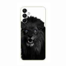 Чехлы с картинками животных Samsung Galaxy A25 (A256) Черный ЛЕВ - купить на Floy.com.ua