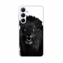 Чехлы с картинками животных Samsung Galaxy A35 (5G) Черный ЛЕВ - купить на Floy.com.ua