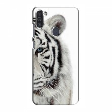 Чехлы с картинками животных Samsung Galaxy M11 Белый Тигр - купить на Floy.com.ua