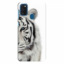 Чехлы с картинками животных Samsung Galaxy M30s Белый Тигр - купить на Floy.com.ua