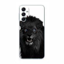 Чехлы с картинками животных Samsung Galaxy M34 (5G) Черный ЛЕВ - купить на Floy.com.ua