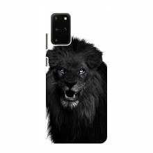 Чехлы с картинками животных Samsung Galaxy S20 Plus Черный ЛЕВ - купить на Floy.com.ua