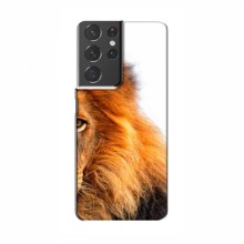 Чехлы с картинками животных Samsung Galaxy S21 Plus Лев грива - купить на Floy.com.ua