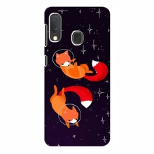 Чехлы с картинкой Лисички для Samsung Galaxy A20e (VPrint) Лисички космонавты - купить на Floy.com.ua