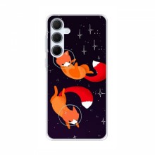 Чехлы с картинкой Лисички для Samsung Galaxy A35 (5G) (VPrint) Лисички космонавты - купить на Floy.com.ua