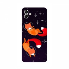 Чехлы с картинкой Лисички для Samsung Galaxy F04 (VPrint) Лисички космонавты - купить на Floy.com.ua