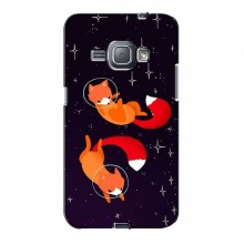 Чехлы с картинкой Лисички для Samsung J1 2016, J120, J120F (VPrint) Лисички космонавты - купить на Floy.com.ua