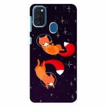 Чехлы с картинкой Лисички для Samsung Galaxy M30s (VPrint) Лисички космонавты - купить на Floy.com.ua