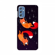 Чехлы с картинкой Лисички для Samsung Galaxy M52 (VPrint) Лисички космонавты - купить на Floy.com.ua