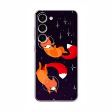 Чехлы с картинкой Лисички для Samsung Galaxy S24 (VPrint) Лисички космонавты - купить на Floy.com.ua
