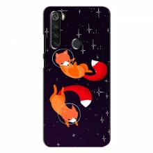 Чехлы с картинкой Лисички для Xiaomi Redmi Note 8T (VPrint) Лисички космонавты - купить на Floy.com.ua