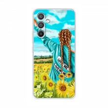 Чехлы для Samsung Galaxy A14 5G - с картинкой (Модные) (AlphaPrint) Девушка на поле - купить на Floy.com.ua