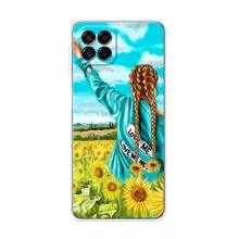 Чехлы для Samsung Galaxy A22 5G - с картинкой (Модные) (AlphaPrint) Девушка на поле - купить на Floy.com.ua