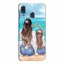 Чехлы для Samsung Galaxy A30 2019 (A305F) - с картинкой (Модные) (AlphaPrint) Мама и дочь - купить на Floy.com.ua