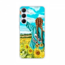 Чехлы для Samsung Galaxy A35 (5G) - с картинкой (Модные) (AlphaPrint) Девушка на поле - купить на Floy.com.ua