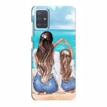 Чехлы для Samsung Galaxy A51 (A515) - с картинкой (Модные) (AlphaPrint) Мама и дочь - купить на Floy.com.ua