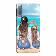 Чехлы для Samsung A7-2018, A750 - с картинкой (Модные) (AlphaPrint) Мама и дочь - купить на Floy.com.ua