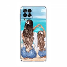 Чехлы для Samsung Galaxy M33 (5G) (M336B) - с картинкой (Модные) (AlphaPrint) Мама и дочь - купить на Floy.com.ua