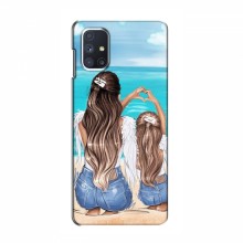 Чехлы для Samsung Galaxy M51 - с картинкой (Модные) (AlphaPrint) Мама и дочь - купить на Floy.com.ua