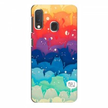 Чехлы для Samsung Galaxy A20e - с картинкой (Стильные) (AlphaPrint) - купить на Floy.com.ua