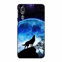 Чехлы для Samsung Galaxy A2 Core - с картинкой (Стильные) (AlphaPrint) Воет на луну - купить на Floy.com.ua
