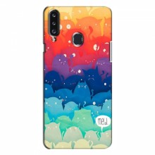 Чехлы для Samsung Galaxy A20s (A207) - с картинкой (Стильные) (AlphaPrint) - купить на Floy.com.ua