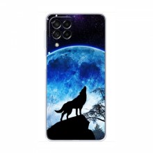 Чехлы для Samsung Galaxy A22 5G - с картинкой (Стильные) (AlphaPrint) Воет на луну - купить на Floy.com.ua