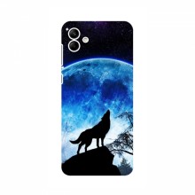 Чехлы для Samsung Galaxy F04 - с картинкой (Стильные) (AlphaPrint) Воет на луну - купить на Floy.com.ua