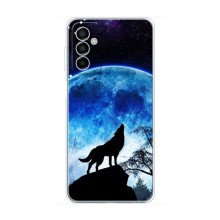 Чехлы для Samsung Galaxy M23 (5G) - с картинкой (Стильные) (AlphaPrint) Воет на луну - купить на Floy.com.ua