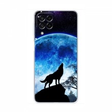 Чехлы для Samsung Galaxy M53 (5G) (M536B) - с картинкой (Стильные) (AlphaPrint) Воет на луну - купить на Floy.com.ua