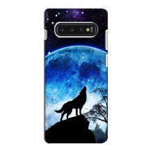Чехлы для Samsung S10 - с картинкой (Стильные) (AlphaPrint) Воет на луну - купить на Floy.com.ua