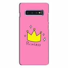 Чехлы для Samsung S10 Plus - с картинкой (Стильные) (AlphaPrint) Princess - купить на Floy.com.ua