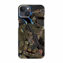 Чехлы с картинкой ЗСУ для Айфон 15 (AlphaPrint) Воин ЗСУ - купить на Floy.com.ua