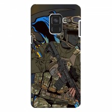 Чехлы с картинкой ЗСУ для Samsung A8, A8 2018, A530F (AlphaPrint) Воин ЗСУ - купить на Floy.com.ua