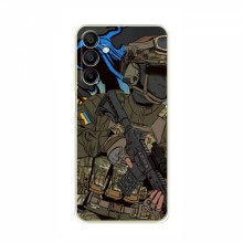 Чехлы с картинкой ЗСУ для Самсунг А25 (AlphaPrint)