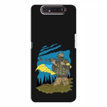 Чехлы с картинкой ЗСУ для Samsung Galaxy A90 2019 ( A905F ) (AlphaPrint) Снайпер - купить на Floy.com.ua