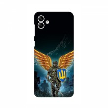 Чехлы с картинкой ЗСУ для Samsung Galaxy F04 (AlphaPrint) Солдат ЗСУ - купить на Floy.com.ua