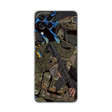 Чехлы с картинкой ЗСУ для Самсунг М32 (AlphaPrint) Воин ЗСУ - купить на Floy.com.ua