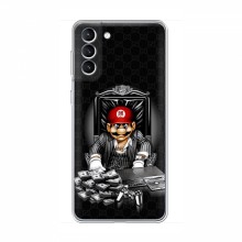 Чехлы с крутыми принтами для Samsung Galaxy S22 Plus - (PREMIUMPrint) Супер Марио - купить на Floy.com.ua