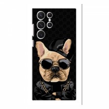 Чехлы с крутыми принтами для Samsung Galaxy S22 Ultra - (PREMIUMPrint) Стильная собака - купить на Floy.com.ua