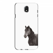 Чехлы с Лошадью для Samsung J7 2017, J7 европейская версия (VPrint) Черный Конь - купить на Floy.com.ua